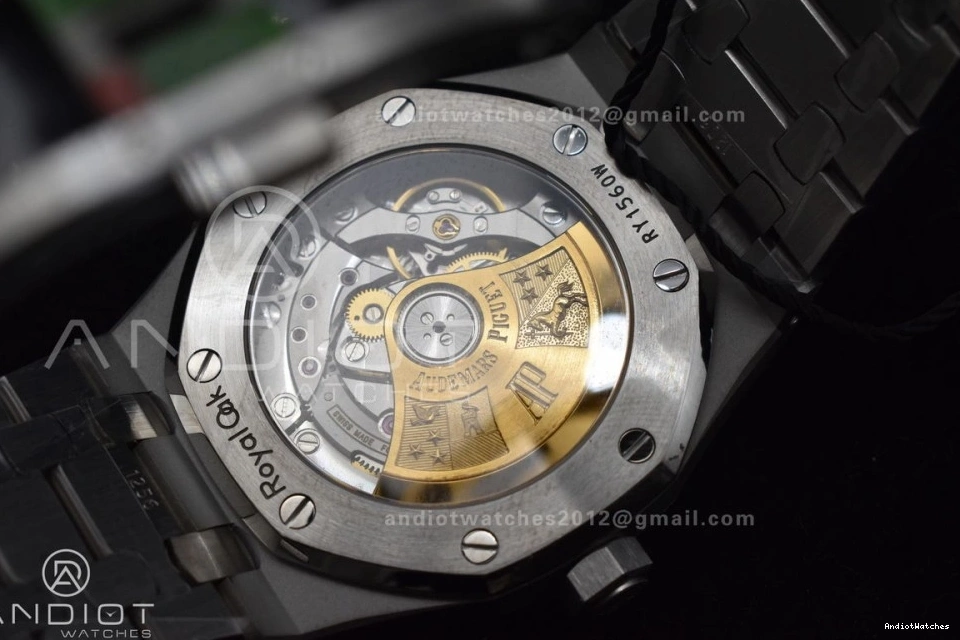 SA3120 1030 Dial Royal Best 37mm Gray SS on 1:1 Textured SS Bracelet Oak Edition Clone Super 15450 MultiPurpose ZF 0910